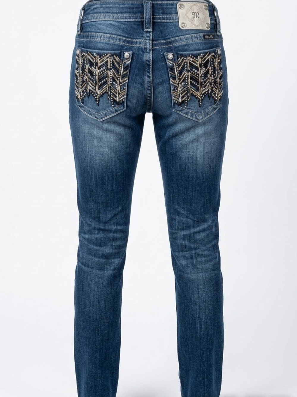 Women's Embellished Back Pocket Blue Jeans Miss Me